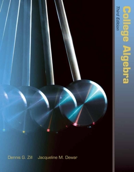 Hardcover College Algebra Book