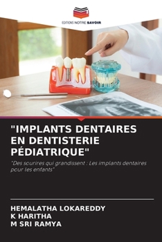 Paperback "Implants Dentaires En Dentisterie Pédiatrique" [French] Book
