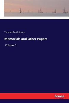 Paperback Memorials and Other Papers: Volume 1 Book