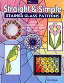 Pamphlet Straight and Simple Stained Glass Patterns Book