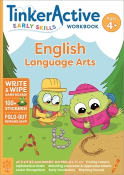 Paperback Tinkeractive Early Skills English Language Arts Workbook Ages 4+ Book