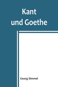 Paperback Kant und Goethe [German] Book