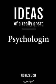 Notizbuch für Psychologen / Psychologe / Psychologin: Originelle Geschenk-Idee [120 Seiten  liniertes blanko Papier] (German Edition)