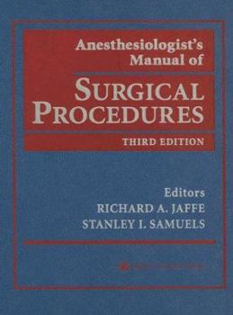 Hardcover Anesthesiologist's Manual of Surgical Procedures Book