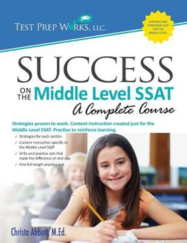 Paperback Success on the Middle Level SSAT Book