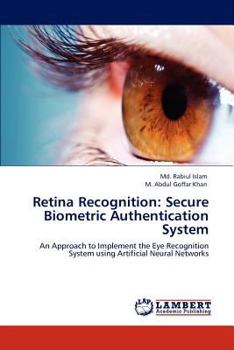 Paperback Retina Recognition: Secure Biometric Authentication System Book