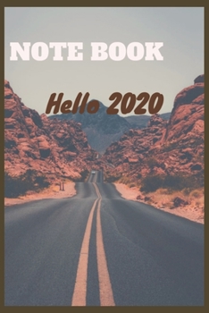 Paperback Hello 2020 Note book: 6x9 inch 120 pages Book