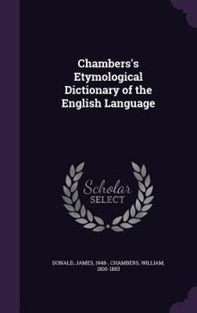 Hardcover Chambers's Etymological Dictionary of the English Language Book