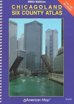 Spiral-bound Chicagoland Six County Atlas Book
