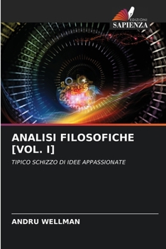 Paperback Analisi Filosofiche [Vol. I] [Italian] Book