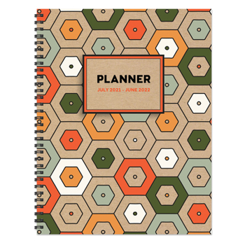 Calendar Cal 2022- Hex Colors Academic Year Planner Book