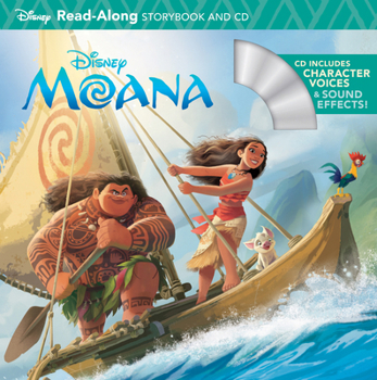 Paperback Moana Readalong Storybook & CD Book