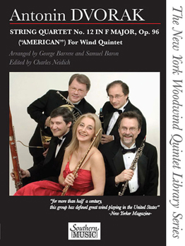 Paperback String Quartet No. 12 in F Major, Op. 96 (American) for Wind Quintet: The New York Woodwind Quintet Library Series Book