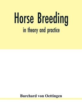 Paperback Horse breeding: in theory and practice Book