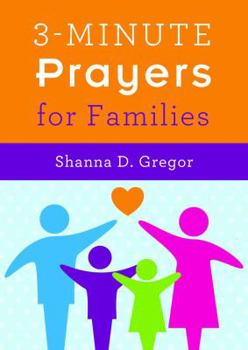 Paperback 3-Minute Prayers for Families Book