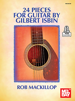 Paperback 24 Pieces for Guitar by Gilbert Isbin Book