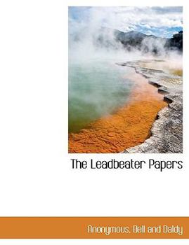 Paperback The Leadbeater Papers Book