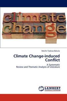 Paperback Climate Change-Induced Conflict Book