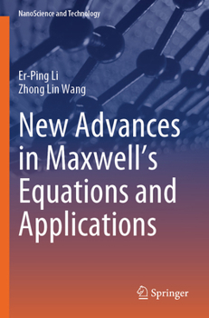 Paperback New Advances in Maxwell's Equations and Applications Book