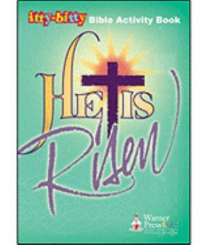 Paperback He Is Risen: Itty-Bitty Bible Activity Book