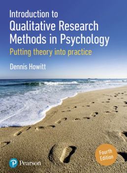 Paperback Introduction to Qualitative Research Methods in Psychology: Putting Theory Into Practice Book