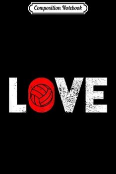 Composition Notebook: Volleyball Beach Vintage  Journal/Notebook Blank Lined Ruled 6x9 100 Pages