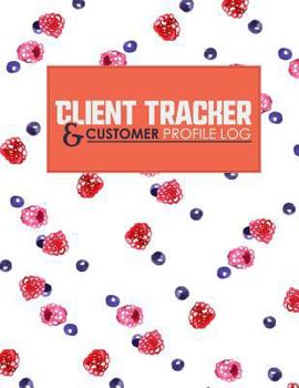 Paperback Client Tracker & Customer Profile Log Book