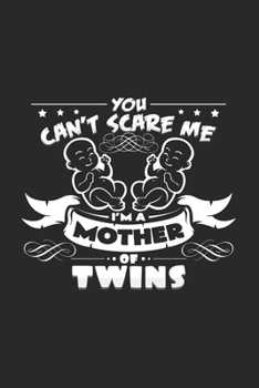 Paperback I'm a mother of twins: 6x9 Twins - dotgrid - dot grid paper - notebook - notes Book