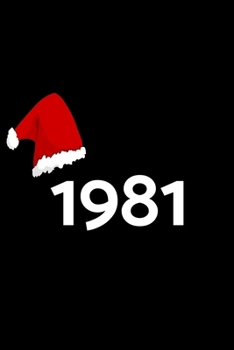 Paperback 1981: Christmas Theme Gratitude 100 Pages 6" x 9" Notebook Book