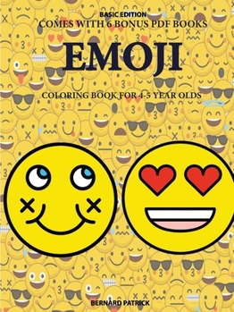 Paperback Coloring Book for 4-5 Year Olds (Emoji) Book