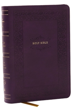 Imitation Leather KJV Holy Bible: Compact with 43,000 Cross References, Purple Leathersoft, Red Letter, Comfort Print: King James Version Book