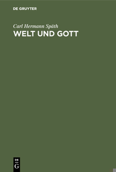 Hardcover Welt und Gott [German] Book