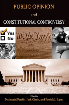 Paperback Public Opinion and Constitutional Controversy Book
