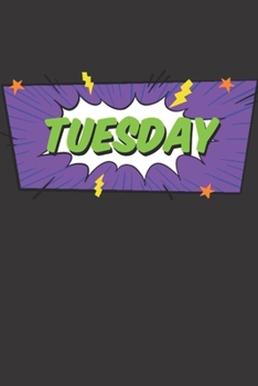 Tuesday: Blank Lined Journal to Write in For Work or Office Funny Notebooks for Adults