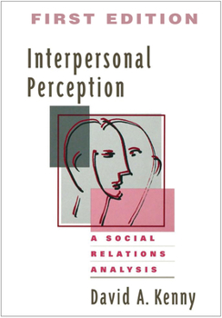 Hardcover Interpersonal Perception: A Social Relations Analysis Book