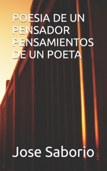 Paperback Poesia de Un Pensador Pensamientos de Un Poeta [Spanish] Book