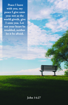 Paperback My Peace Bulletin (Pkg 100) Funeral Book