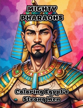 Paperback Mighty Pharaohs: Coloring Egypt's Strong Men Book
