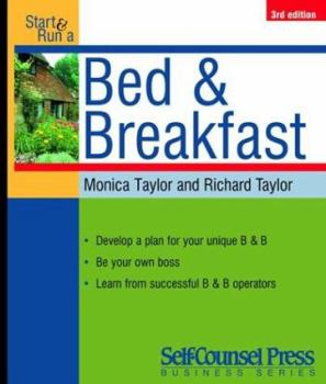 Paperback Start & Run a Bed & Breakfast Book