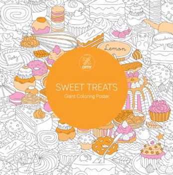 Poster Sweet Treats: Giant Coloring Poster Book