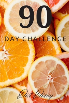 90 day challenge: diet dairy, jurnaldiary motivation notebook