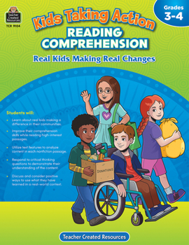Paperback Kids Taking Action: Reading Comprehension (Gr. 3-4) Book