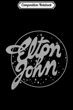 Paperback Composition Notebook: Elton John Official Vintage Tour Logo Journal/Notebook Blank Lined Ruled 6x9 100 Pages Book