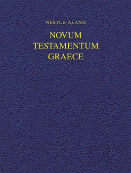 Hardcover Nestle-Aland Novum Testamentum Graece 28 (Na28) Wide Margin [Greek, Ancient (To 1453)] Book