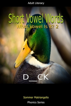 Paperback Short Vowel Words: What Vowel Is It? 2 Book