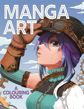 Paperback Manga Art: A Colouring Book