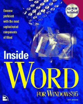 Paperback Inside Word for Windows 95 Book
