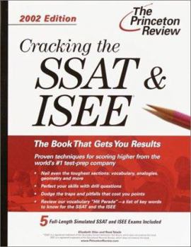 Paperback Cracking the SSAT/ISEE, 2002 Edition Book