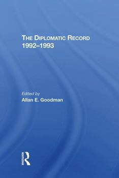 Paperback The Diplomatic Record 19921993 Book