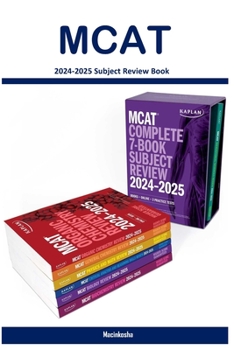 Paperback MCAT (2024-2025 Subject Review Book) Book